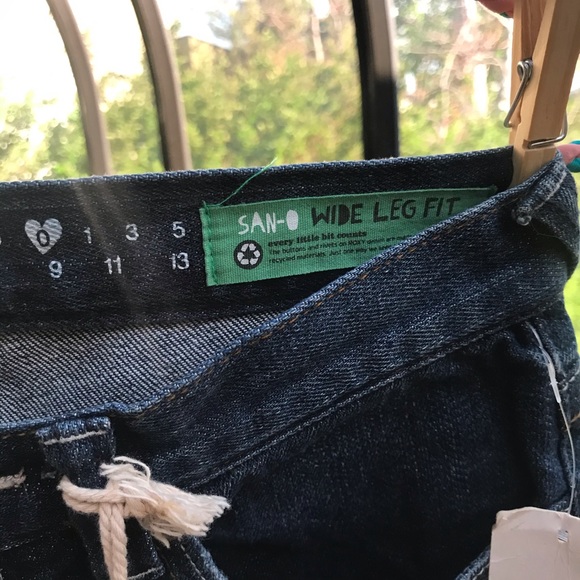 NWT ROXY jeans wide-leg size 0 - Picture 4 of 5